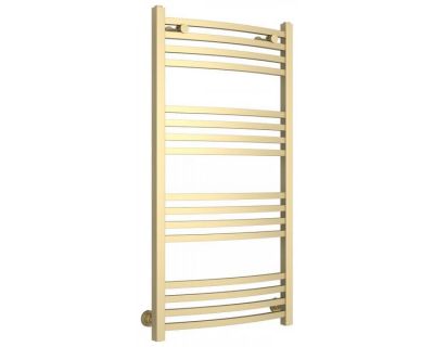 Полотенцесушитель водяной Сунержа Аркус, высота 100 см, ширина 50 см, универсальное подключение, цвет матовая шампань, 022-0251-1050