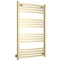 Полотенцесушитель водяной Сунержа Аркус, высота 100 см, ширина 60 см, универсальное подключение, цвет матовая шампань, 022-0251-1060