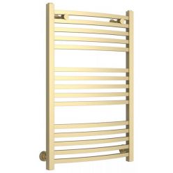 Полотенцесушитель водяной Сунержа Аркус, высота 80 см, ширина 50 см, универсальное подключение, цвет матовая шампань, 022-0251-8050