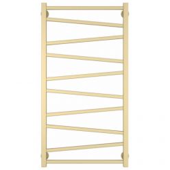 Полотенцесушитель водяной Сунержа Сирокко, высота 100 см, ширина 50 см, нижнее подключение, цвет матовая шампань, 022-0253-1050