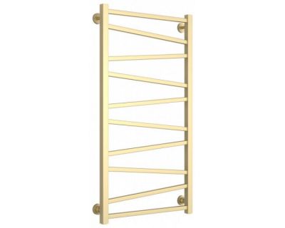 Полотенцесушитель водяной Сунержа Сирокко, высота 100 см, ширина 50 см, нижнее подключение, цвет матовая шампань, 022-0253-1050