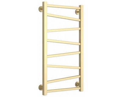 Полотенцесушитель водяной Сунержа Сирокко, высота 80 см, ширина 40 см, нижнее подключение, цвет матовая шампань, 022-0253-8040