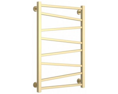 Полотенцесушитель водяной Сунержа Сирокко, высота 80 см, ширина 50 см, нижнее подключение, цвет матовая шампань, 022-0253-8050