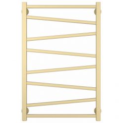 Полотенцесушитель водяной Сунержа Сирокко, высота 80 см, ширина 50 см, нижнее подключение, цвет матовая шампань, 022-0253-8050