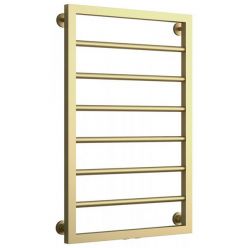 Полотенцесушитель водяной Сунержа Канцлер, высота 80 см, ширина 50 см, нижнее подключение, цвет матовая шампань, 022-0254-8050