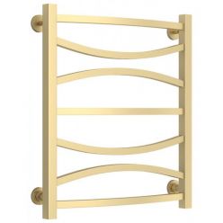 Полотенцесушитель водяной Сунержа Ажур, высота 60 см, ширина 50 см, нижнее подключение, цвет матовая шампань, 022-0255-6050