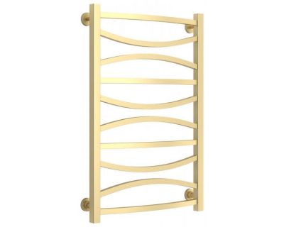 Полотенцесушитель водяной Сунержа Ажур, высота 80 см, ширина 50 см, нижнее подключение, цвет матовая шампань, 022-0255-8050