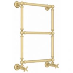 Полотенцесушитель водяной Сунержа Ренессанс 1304, высота 66 см, ширина 40 см, нижнее подключение 40 см, цвет матовая шампань, 022-0280-6640