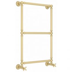 Полотенцесушитель водяной Сунержа Ренессанс 1304, высота 86 см, ширина 50 см, нижнее подключение, цвет матовая шампань, 022-0280-8650