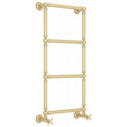 Полотенцесушитель водяной Сунержа Ренессанс 1304, высота 96 см, ширина 40 см, нижнее подключение, цвет матовая шампань, 022-0280-9640