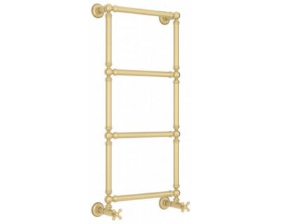 Полотенцесушитель водяной Сунержа Ренессанс 1304, высота 96 см, ширина 40 см, нижнее подключение, цвет матовая шампань, 022-0280-9640