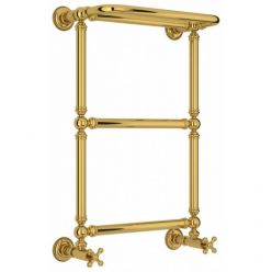 Полотенцесушитель водяной Сунержа Ренессанс 1386, высота 66 см, ширина 40 см, цвет золото, 03-0281-6640