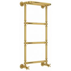 Полотенцесушитель водяной Сунержа Ренессанс 1386, высота 96 см, ширина 40 см, цвет золото, 03-0281-9640