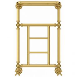 Полотенцесушитель водяной Сунержа Ренессанс 1452, высота 66 см, ширина 40 см, цвет золото, 03-0282-6640