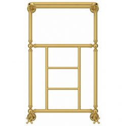Полотенцесушитель водяной Сунержа Ренессанс 1452, высота 86 см, ширина 50 см, цвет золото, 03-0282-8650