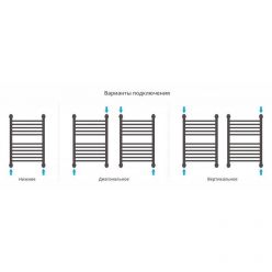 Полотенцесушитель водяной Сунержа Богема+, высота 60 см, ширина 40 см, цвет золото, 03-0223-6040