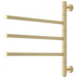 Полотенцесушитель электрический Сунержа Триада, высота 54 см, ширина 58.5 см, цвет матовая шампань, 022-0822-0540