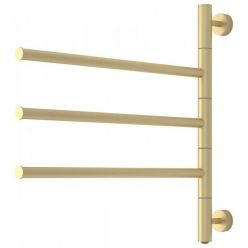 Полотенцесушитель электрический Сунержа Триада, высота 54 см, ширина 58.5 см, цвет матовая шампань, 022-0822-0540