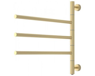 Полотенцесушитель электрический Сунержа Триада, высота 54 см, ширина 58.5 см, цвет матовая шампань, 022-0822-0540