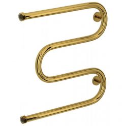 Полотенцесушитель водяной Сунержа М-образный, высота 50 см, ширина 50 см, цвет золото, 03-0007-5050