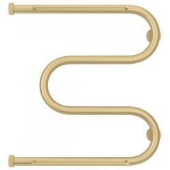 Полотенцесушитель водяной Сунержа М-образный+, высота 50 см, ширина 50 см, 2 полки, цвет матовая шампань, 022-4008-5050