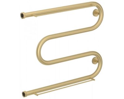 Полотенцесушитель водяной Сунержа М-образный+, высота 50 см, ширина 65 см, 2 полки, цвет матовая шампань, 022-4008-5065