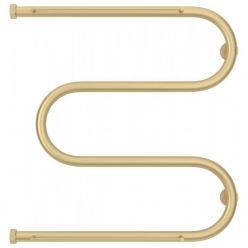 Полотенцесушитель водяной Сунержа М-образный+, высота 60 см, ширина 60 см, 2 полки, цвет матовая шампань, 022-4008-6060