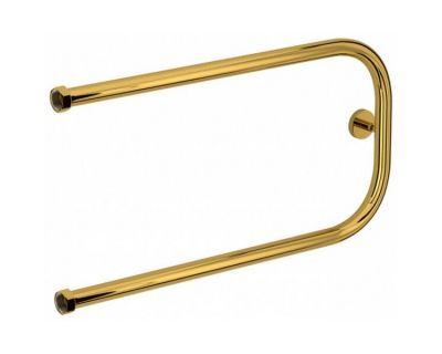 Полотенцесушитель водяной Сунержа П-образный, высота 32 см, ширина 65 см, боковое подключение, цвет золото, 03-0003-3265