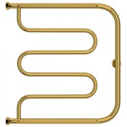 Полотенцесушитель водяной Сунержа Лира, высота 60 см, ширина 60 см, 2 полки, цвет золото, 03-0012-6060