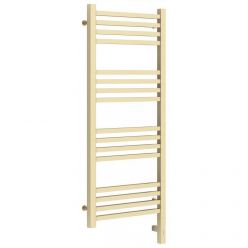 Полотенцесушитель электрический Сунержа Модус 3.0, высота 100 см, ширина 40 см, диммер слева/справа, цвет матовая шампань, 022-5700-1040/022-5701-1040