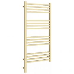 Полотенцесушитель электрический Сунержа Модус 3.0, высота 100 см, ширина 50 см, диммер слева/справа, цвет матовая шампань, 022-5700-1050/022-5701-1050