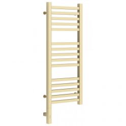 Полотенцесушитель электрический Сунержа Модус 3.0, высота 80 см, ширина 30 см, диммер слева/справа, цвет матовая шампань, 022-5700-8030/022-5701-8030