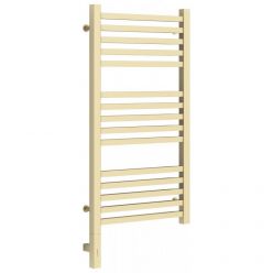 Полотенцесушитель электрический Сунержа Модус 3.0, высота 80 см, ширина 40 см, диммер слева/справа, цвет матовая шампань, 022-5700-8040/022-5701-8040