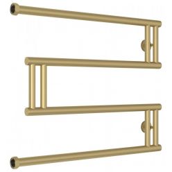 Полотенцесушитель водяной Сунержа High-Tech M+, высота 50 см, ширина 65 см, боковое подключение 50 см, цвет матовая шампань, 022-4050-5065