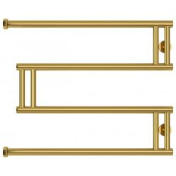 Полотенцесушитель водяной Сунержа High-Tech M, высота 50 см, ширина 65 см, боковое подключение 50 см, цвет золото, 03-0050-5065