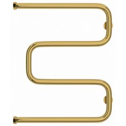 Полотенцесушитель водяной Сунержа Ш-образный, высота 60 см, ширина 50 см, боковое подключение 60 см, цвет золото, 03-0014-6050