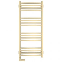 Полотенцесушитель электрический Сунержа Аркус 2.0, высота 100 см, ширина 40 см, диммер слева, цвет матовая шампань, 022-5604-1040