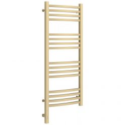 Полотенцесушитель электрический Сунержа Аркус 3.0, высота 100 см, ширина 40 см, диммер слева/справа, цвет матовая шампань, 022-5704-1040/022-5705-1040