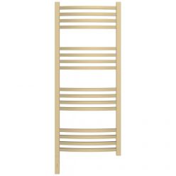 Полотенцесушитель электрический Сунержа Аркус 3.0, высота 100 см, ширина 40 см, диммер слева/справа, цвет матовая шампань, 022-5704-1040/022-5705-1040