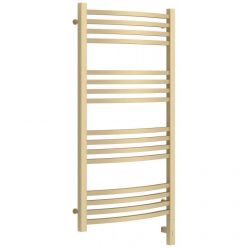 Полотенцесушитель электрический Сунержа Аркус 3.0, высота 100 см, ширина 50 см, диммер слева/справа, цвет матовая шампань, 022-5704-1050/022-5705-1050