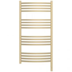 Полотенцесушитель электрический Сунержа Аркус 3.0, высота 100 см, ширина 50 см, диммер слева/справа, цвет матовая шампань, 022-5704-1050/022-5705-1050