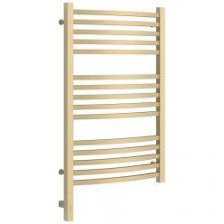 Полотенцесушитель электрический Сунержа Аркус 3.0, высота 80 см, ширина 50 см, диммер слева/справа, цвет матовая шампань, 022-5704-8050/022-5705-8050