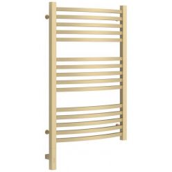 Полотенцесушитель электрический Сунержа Аркус 3.0, высота 80 см, ширина 50 см, диммер слева/справа, цвет матовая шампань, 022-5704-8050/022-5705-8050