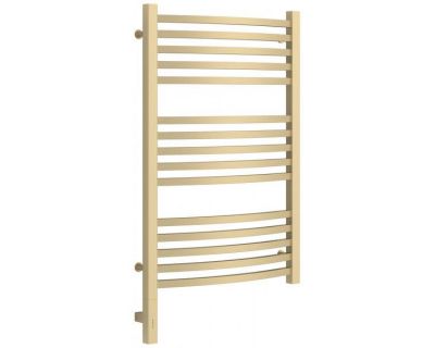 Полотенцесушитель электрический Сунержа Аркус 3.0, высота 80 см, ширина 50 см, диммер слева/справа, цвет матовая шампань, 022-5704-8050/022-5705-8050