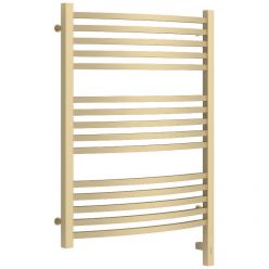 Полотенцесушитель электрический Сунержа Аркус 3.0, высота 80 см, ширина 60 см, диммер слева/справа, цвет матовая шампань, 022-5704-8060/022-5705-8060