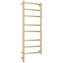 Полотенцесушитель электрический Сунержа Галант 3.0, высота 100 см, ширина 40 см, диммер слева/справа, цвет матовая шампань, 022-5800-1040/022-5801-1040