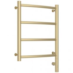 Полотенцесушитель электрический Сунержа Галант 3.0, высота 50 см, ширина 40 см, диммер слева/справа, цвет матовая шампань, 022-5800-5040/022-5801-5040