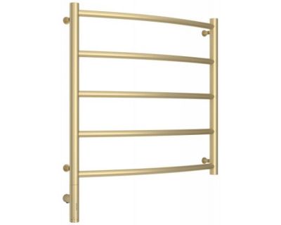 Полотенцесушитель электрический Сунержа Галант 3.0, высота 60 см, ширина 60 см, диммер слева/справа, цвет матовая шампань, 022-5800-6060/022-5801-6060