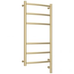 Полотенцесушитель электрический Сунержа Галант 3.0, высота 80 см, ширина 40 см, диммер слева/справа, цвет матовая шампань, 022-5800-8040/022-5801-8040