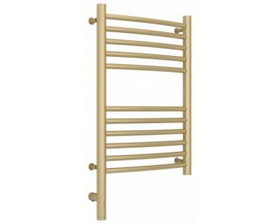 Полотенцесушитель электрический Сунержа Богема 3.0, высота 60 см, ширина 40 см, диммер слева/справа, цвет матовая шампань, 022-5802-6040/022-5803-6040